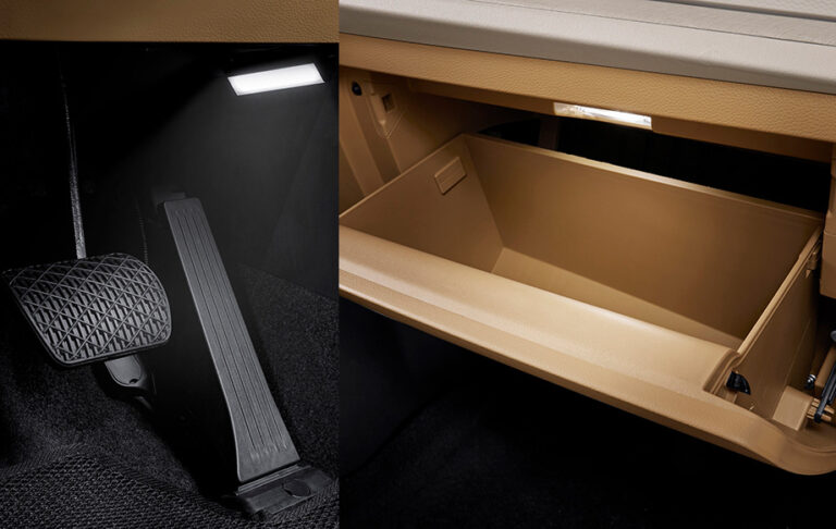 FOOT LAMP & GLOVE BOX LAMP